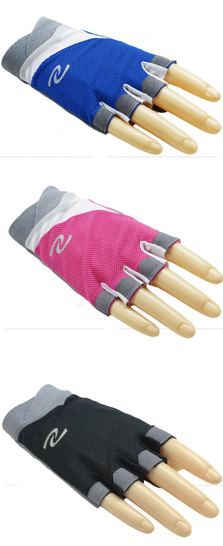 Летние тонкие спортивные перчатки для фитнеса для мужчин и женщин, дышащие силиконовые Нескользящие спортивные перчатки для занятий тяжелой атлетикой, йогой, парой тренировочных полупальцев