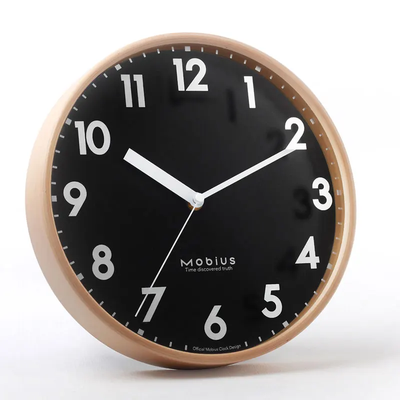 10 дюймов деревянные креативные бесшумные настенные часы маленького размера диаметром 25,5 см, настенные часы для кухни, гостиной