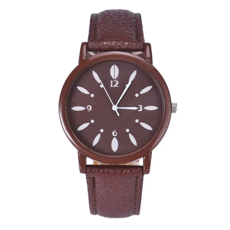 NEW Fashion women's watches casual watches Hook Buckle Leather Band Analog Alloy Quartz Wrist Watch clock montre femme M18 (10)