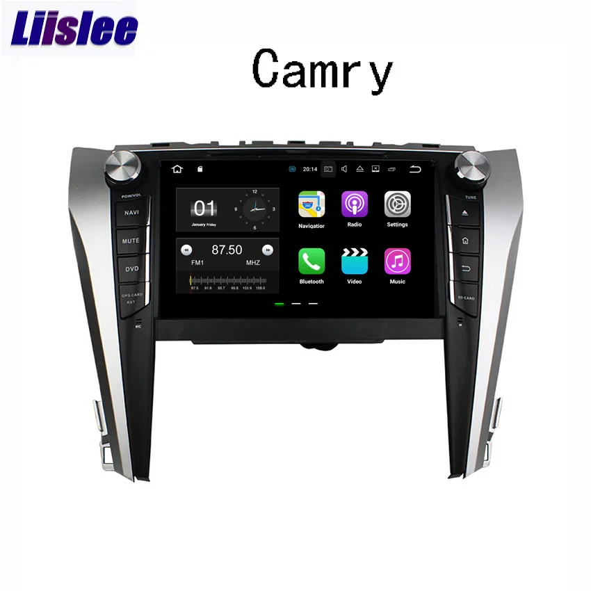 

Liislee 2 din For Toyota Camry 2015~2017 Android Car Navigation GPS Big Screen Auto Radio Stereo Multimedia Player Bluetooth
