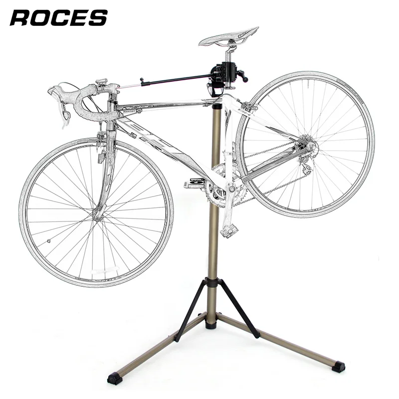 Bicycle Stand Mechanic Repair Rack Display Bike Storage Adjustable Height Black