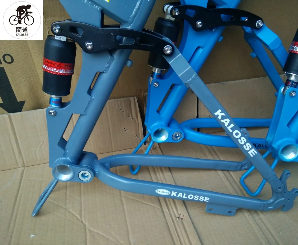 Perfect Kalosse Soft-tail  frame   Bicycle  parts   Mountain bike frame  DIY  colors   26*17 inch   aluminum alloy 13