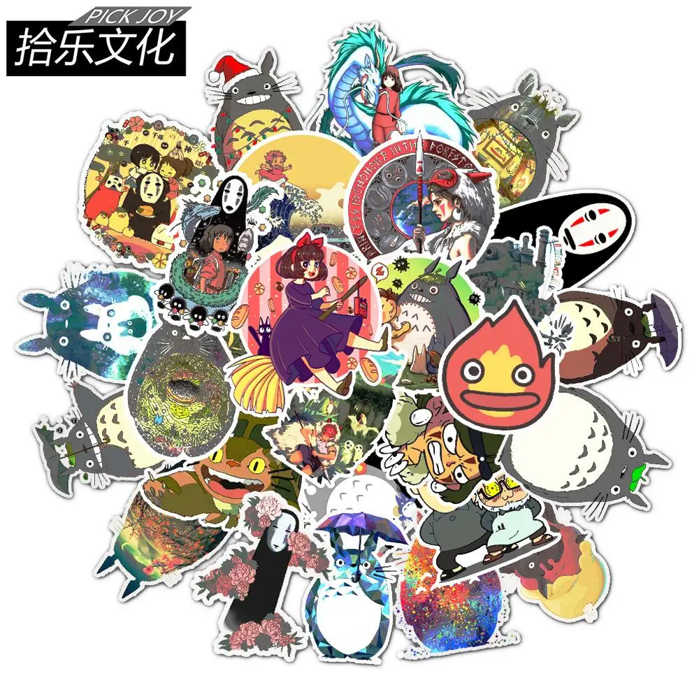50 шт. Хаяо Миядзаки аниме наклейка Тоторо/Унесенные призраками наклейки s для