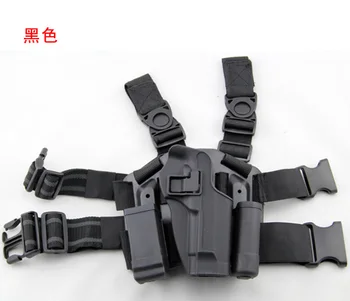 

M92 simulation pistol holster CQC leg sets super suit denim outdoor CS game