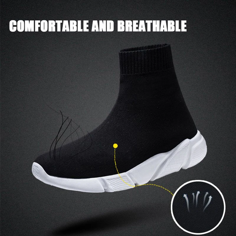 New Brand Trend Socks Sneakers For Couples Black Gray Breathable Mesh Outdoor Walking Men Running Shoes Zapatos Mujer Deportivos New Brand Trend Socks Sneakers For Couples Black Gray Breathable Mesh Outdoor Walking Men Running Shoes Zapatos Mujer Deportivos