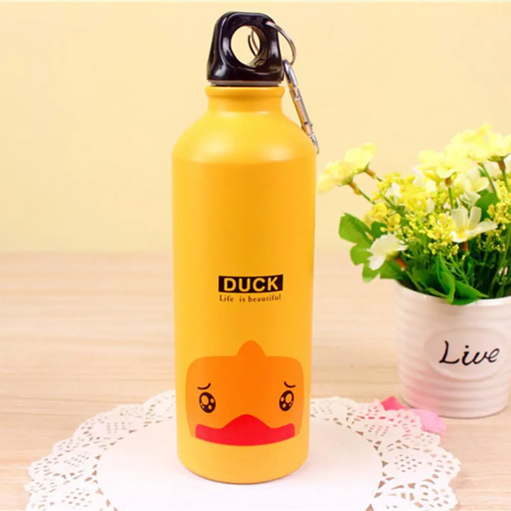 

500 ml eco friendly sports water bottle outdoor travel animal printed drinking bottles portable kettle bottle accessories