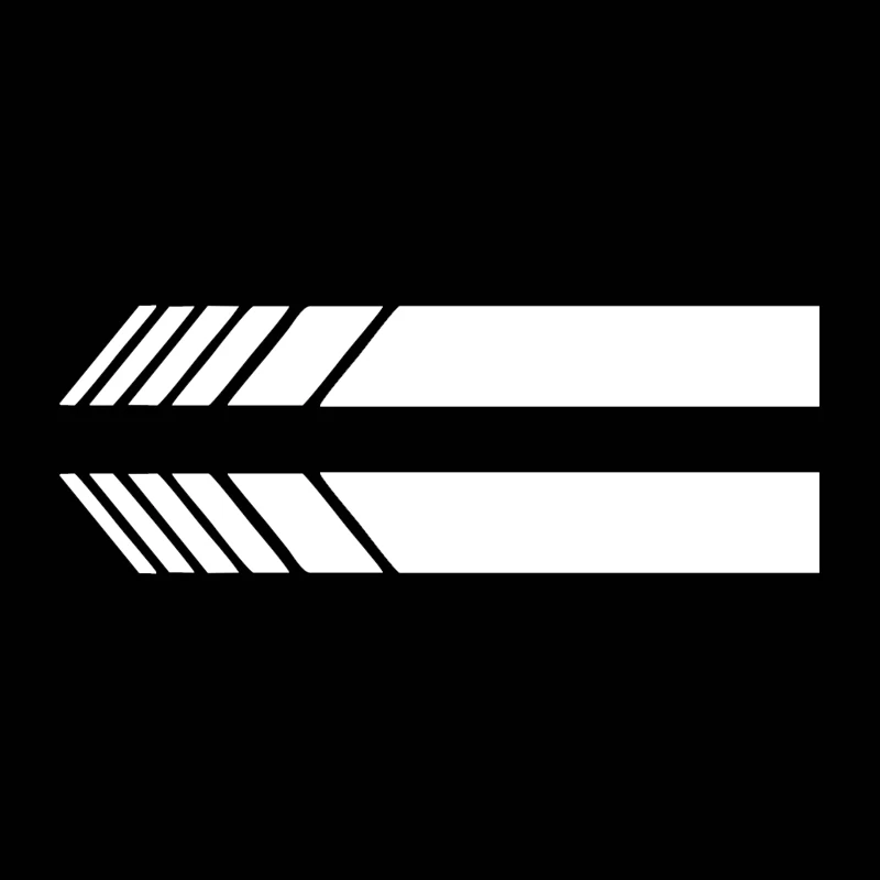 15.32cm 2 Pieces Rearview Mirror Side Sticker Stripe DIY Body Decal Auto Window Wall Door Vinyl Car Stickers BlackSilverLaser (3)