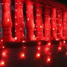 3 м* 0,6 м 120 Светодиодная лампа с сосульками для бара Фонарь Любовь Сердце мигалка лампа с сосульками для бара Рождественское украшение