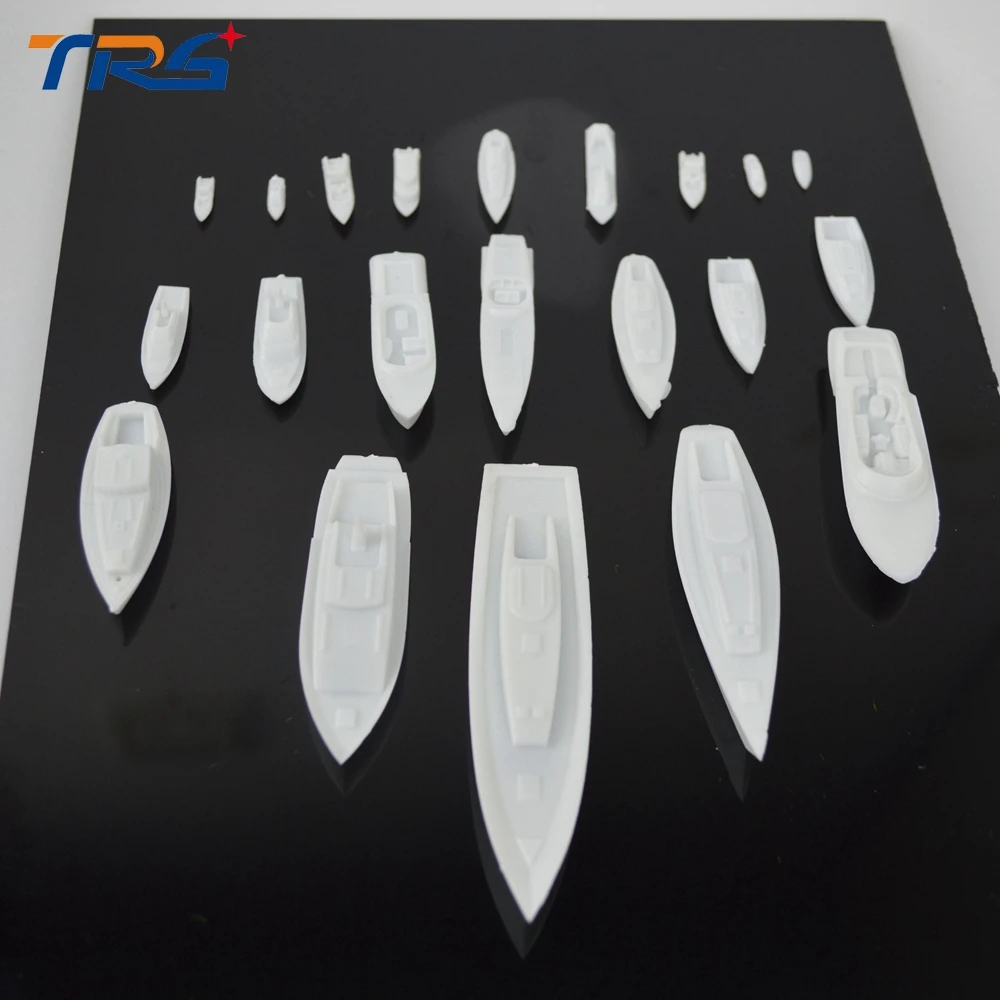 

Teraysun 21pcs Miniature Scale Boat Model 1-9CM Plastic Mixed Toy White Model Boat for Model Buidling Toy Kits