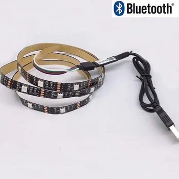 

TV Backlight LED Strip Light RGB 5 V USB Power 5050 DC 5V SMD HDTV Desktop PC Screen Lighting 50CM 1M Wifi Bluetooth Controller