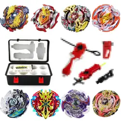 Beyblade взрыв комплект с коробкой launcher B73 B92 B100 B82 B100 B105 B97 B86 цвет золотистый Лидер продаж подарок на Новый год реконструкции