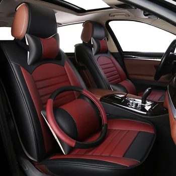 

High quality PU Leather car seat cover for fiat albea bravo ducato freemont fullback grande of 2018 2017 2016 2015