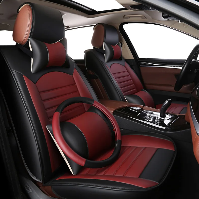 

High quality PU Leather car seat cover for hyundai ix 35 ix25 bandeja ix35 santa fe solaris sonata of 2018 2017 2016 2015