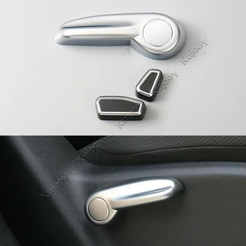 

ABS Front Seat Adjustive Switch Knob Button Adjuster lever Cover Sequined Decor For Jeep Renegade 2015 2016 2017 Car Styling