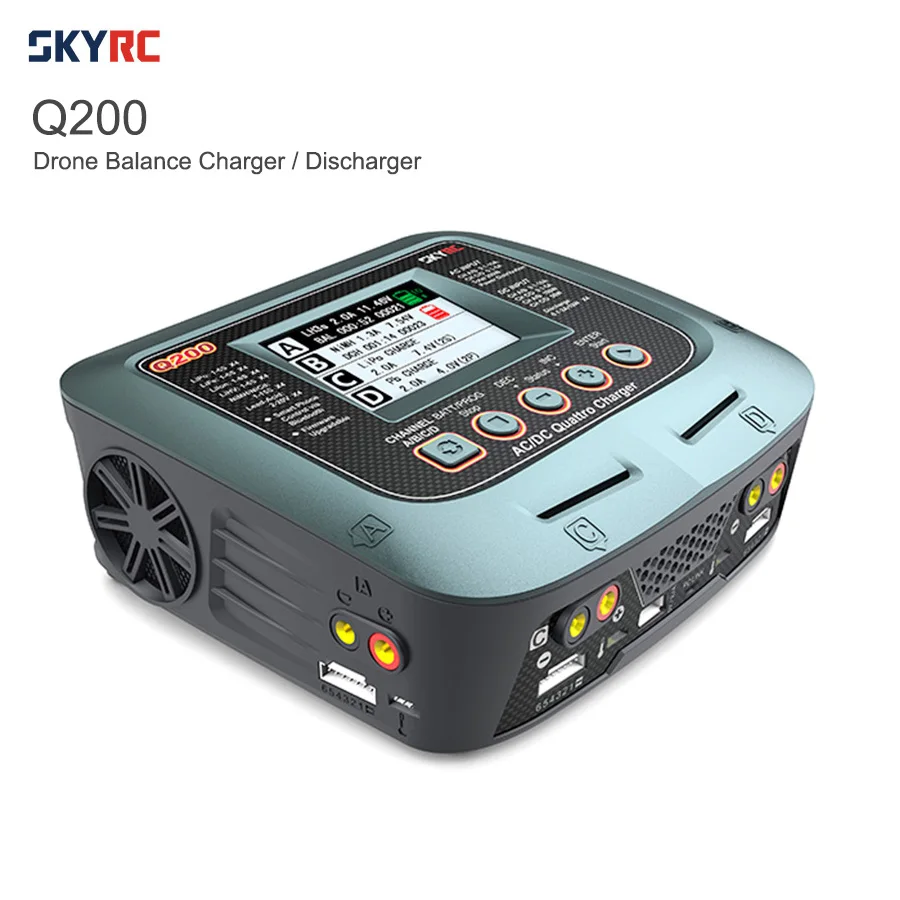SKYRC Q200 интеллектуальное зарядное устройство/Dis устройство AC/DC беспилотное для