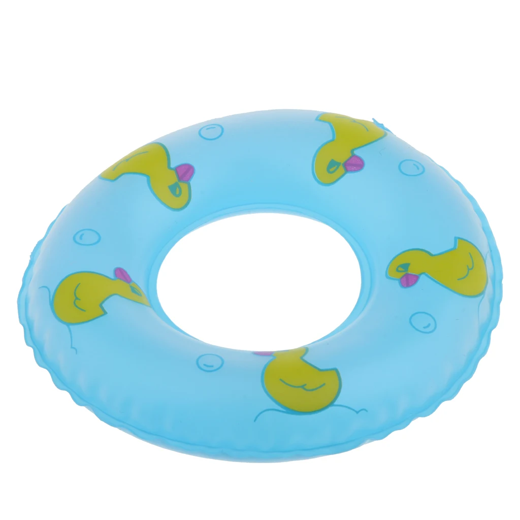 1/6 Scale Dollhouse Miniature Swim Ring for Blythe BJD Dolls 2pcs Pink & Blue