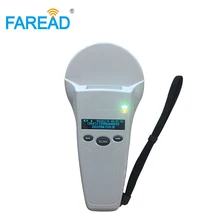 Бесплатный образец x1PC стеклянная бирка+ 134,2 кГц ISO11784/5 FDX-B HDX микрочип уха бирка ID64 голубь кольцо RFID считыватель животных ручной сканер