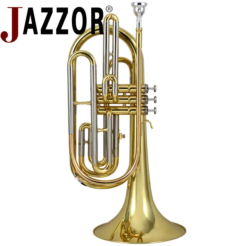 

JAZZOR JBMS-090 B flat Marching trombone wind band professional instrument
