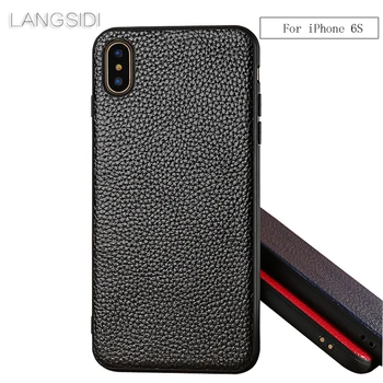 

Luxury brand phone case Litchi grain full-wrapped phone case For iphone 6s phone case full handmade custom processing