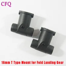 16mm T Type Mount TAROT carbon tube 16mm for Fold Landing Gear for Tarot 650 680 Foldable carbon fiber RC Drone Diy Kit