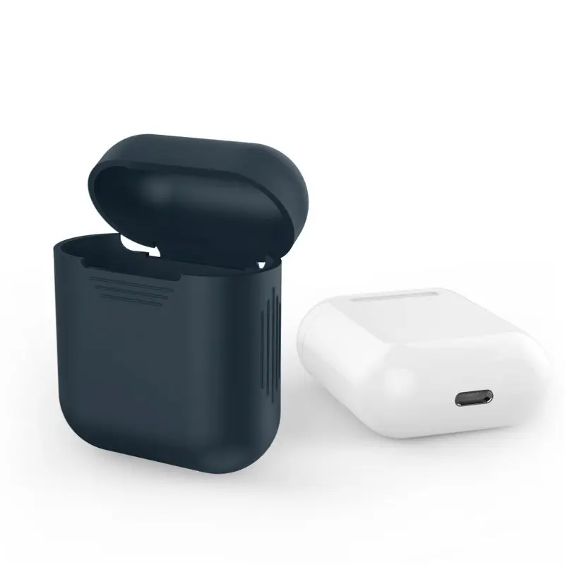 Силиконовый противоударный защитный чехол для Apple Airpods Air Pods анти-потеря чехол для Airpods протектор Аксессуары