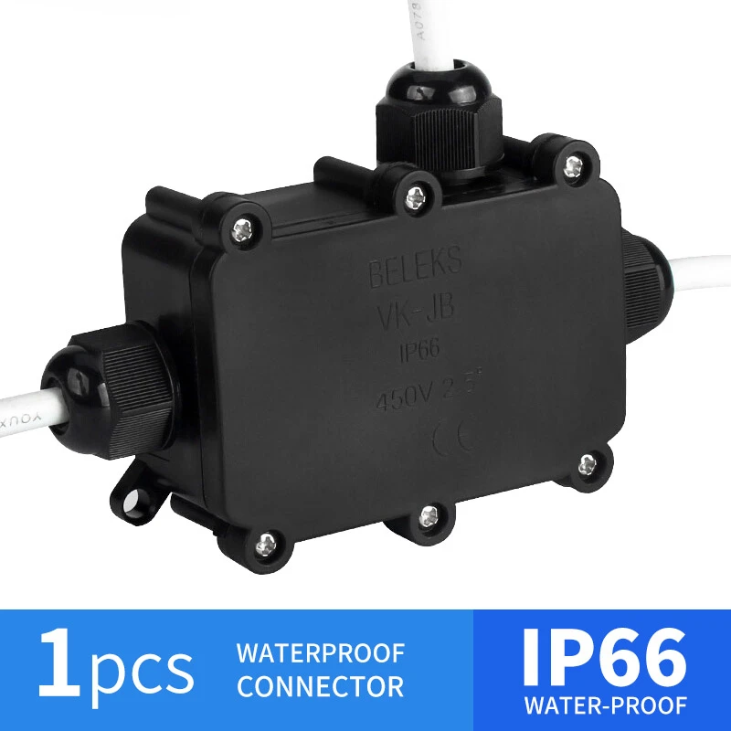 

4Pin IP66 Wire Waterproof Terminal Connector Quickly Connected T Sealed 4 Pin IP 66 Retardant Junction Boxes