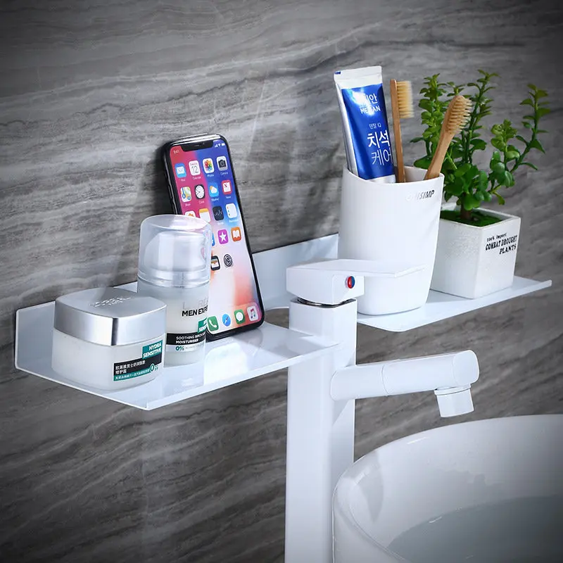 Bathroom Shelf Aluminum Shower Shampoo Soap Cosmetic Shelf