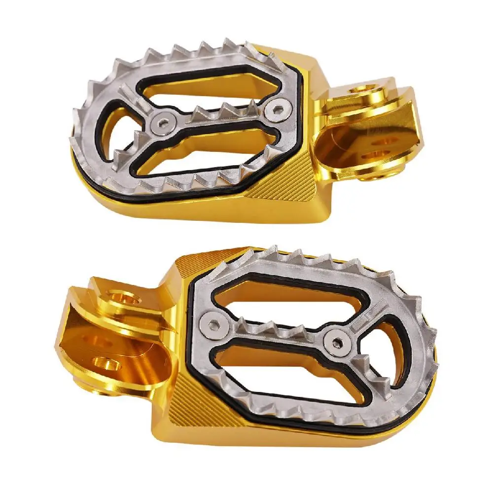 

Partol Gold CNC Motorcycle Footpegs Footrest Pedals Rests For KTM SX SX-F XC EXC 125/250/350/450/525/530 Motor Bike Motor-cross