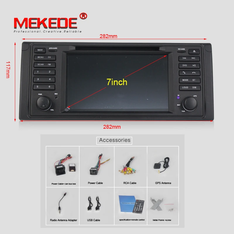 Best Free shipping! MEKEDE windows ce 6.0 car radio gps Navigation Car Stereo Player for BMW 5Series E39 X5 E53 USB IPOD RDS BT FM 1 Best Free shipping! MEKEDE windows ce 6.0 car radio gps Navigation Car Stereo Player for BMW 5Series E39 X5 E53 USB IPOD RDS BT FM 1