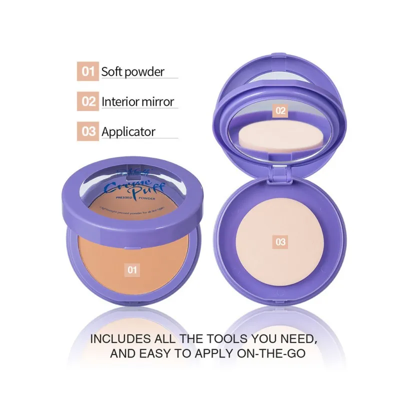 2019 Natural Face Powder Mineral Foundations Oil-control Brighten Concealer Whitening Makeup Pressed Powder 2019 Natural Face Powder Mineral Foundations Oil-control Brighten Concealer Whitening Makeup Pressed Powder