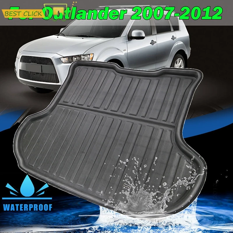 Fit For Mitsubishi Outlander 2007 2012 Boot Liner Rear Trunk Mat Cargo