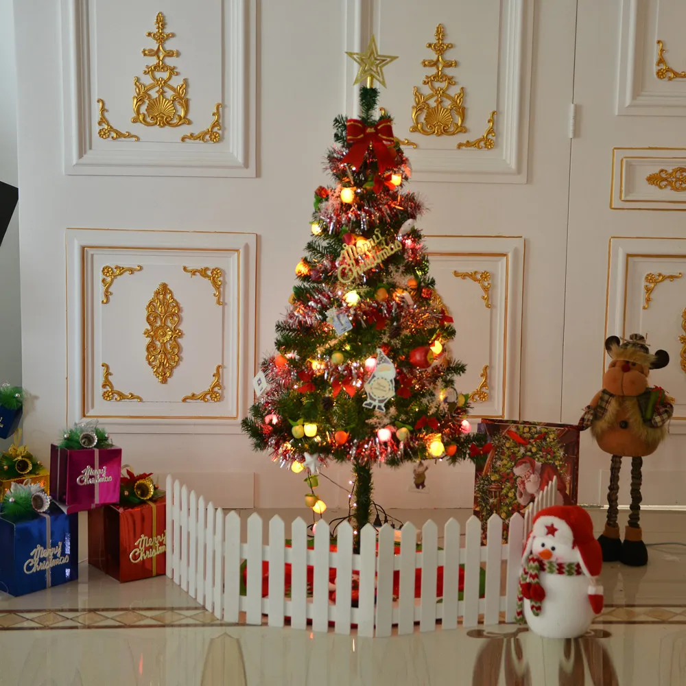 Искусственный Рождество Дерево LED multicolor Огни Праздник окно Аксессуары комплект 70 см* 15 см* 15 см