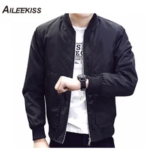 2017 Spring Autumn Solid Men's Jackets New Arrival Man Bomber Jacket Coats Male Casual Cool Hip Hop Men Coat Long Sleeve XT380