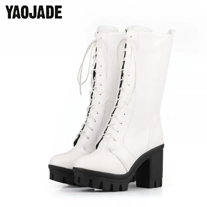 

2018 Fashion Super Fire Spring And Autumn High-heeled Women's Boots High Quality Soft And Comfortable Non-slip Women's Boots