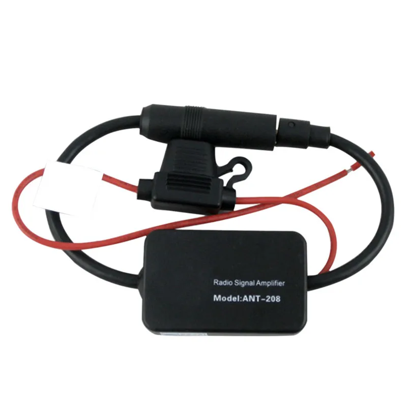 

Universal 12V Auto Car FM Radio Antenna Signal Booster Amplifier for Marine Car Vehicle Boat RV Signal Antenna Enhance