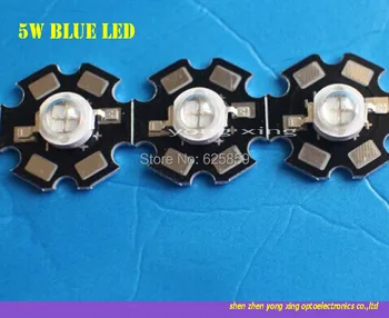 

5W 4Chip High Power LED Red/Blue/Green/warm White/Cold White LED Lamp light led Emitte with 20mm star free 50pcs