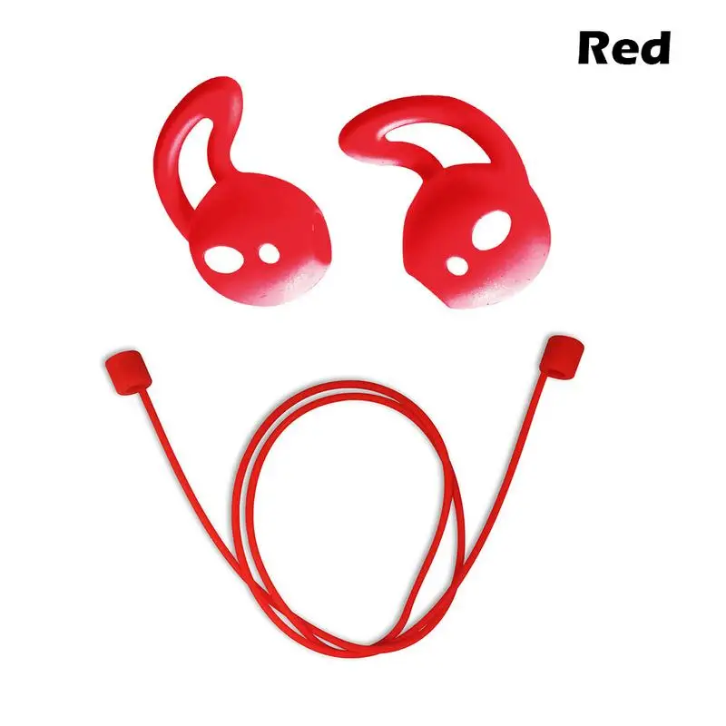 Новые беспроводные Bluetooth Чехлы для ушей, модные чехлы для наушников, защитные наушники, анти-потеря, анти-капля, ремешок для наушников, ремешок для наушников - Цвет: Red