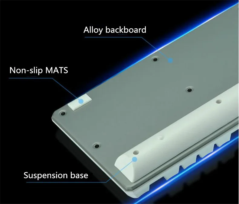 Проводная 3-цвет Подсветка мультимедийная клавиатура дыхание переключаемый для настольных ПК