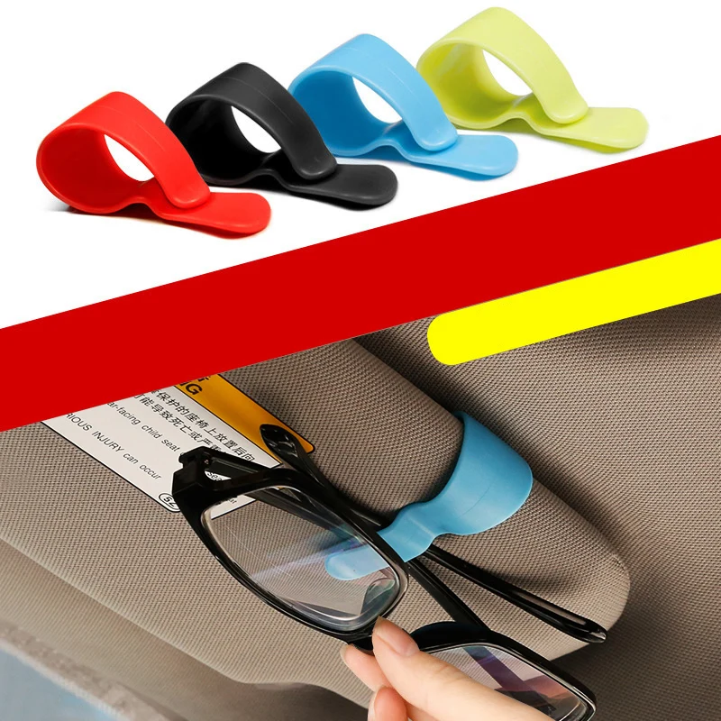 Зажим для очков солнцезащитный козырек кронштейн Солнцезащитные очки хранения