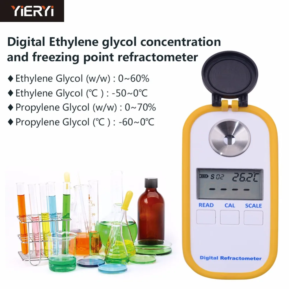 profession 0 60 Propylene glycol concentration refractometer DR603