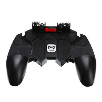 

Universal PUBG Six 6 Finger Operating Gamepad Peripherals Joystick Controller Turnover Button Gamepad for IOS Android