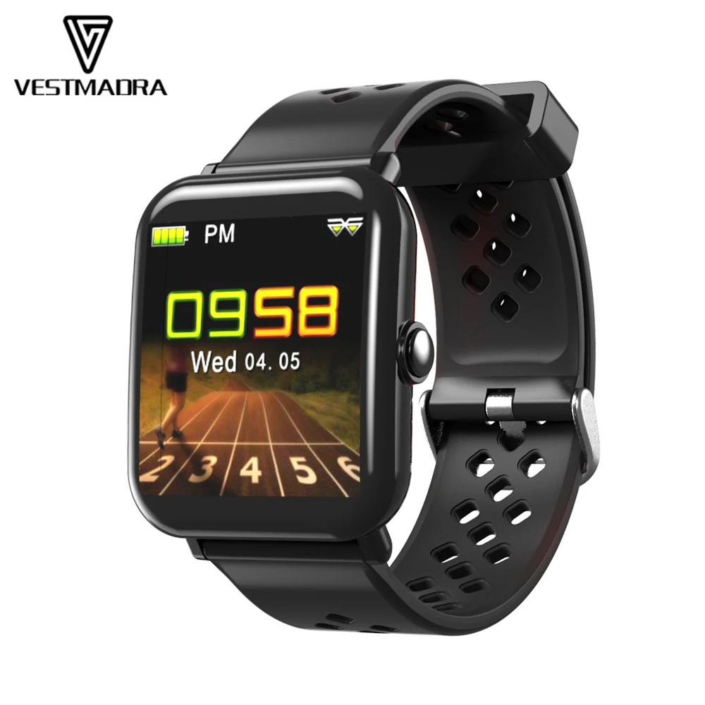 

VESTMADRA DM06 Smart Watch Men IP68 Waterproof Activity Tracker Fitness Tracker Smartwatch Clock for Android iphone IOS phone