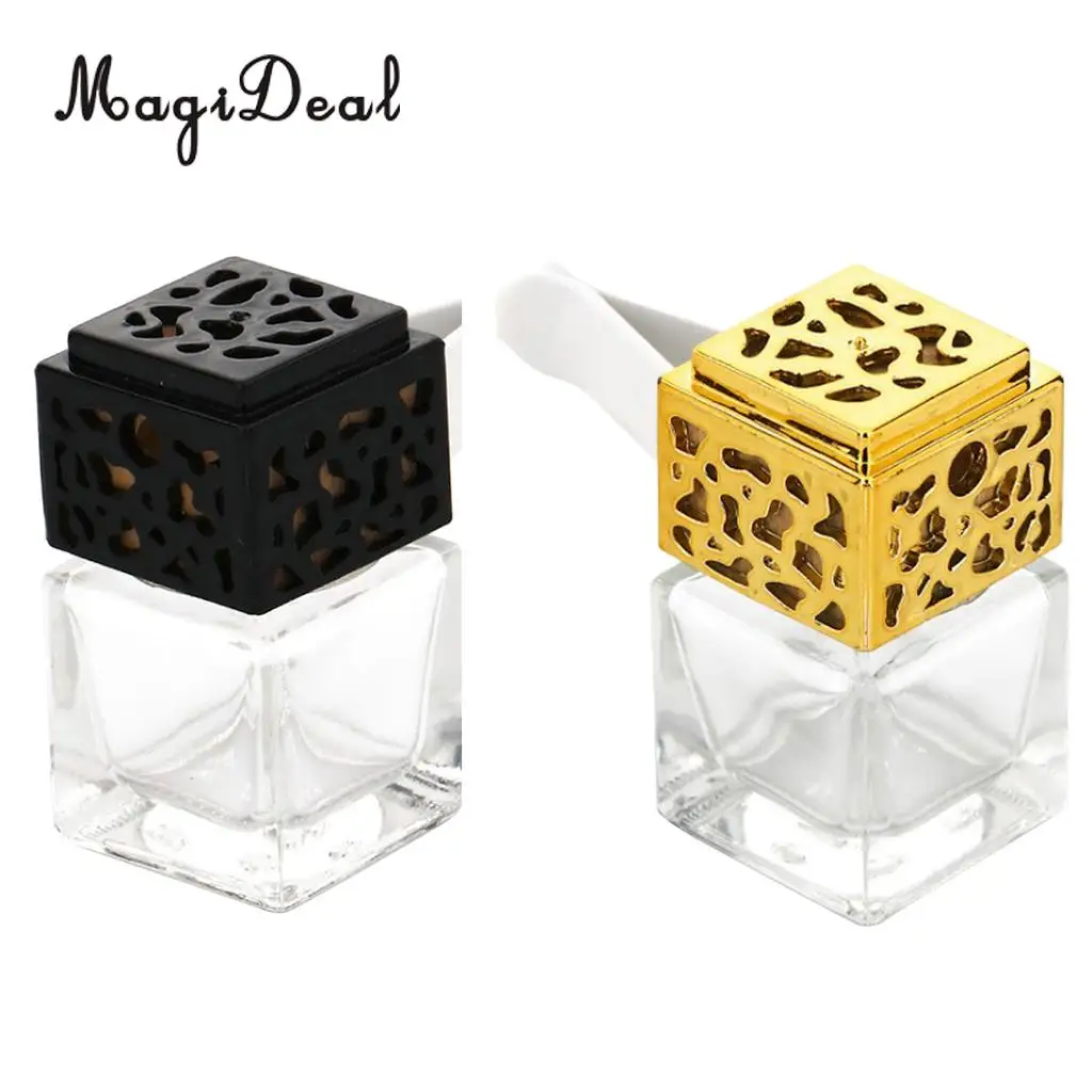Vintage Car Interior Diffuser Bottle Favours Air Freshner Scented Atomizer Container Case Glass Atomizer Set	