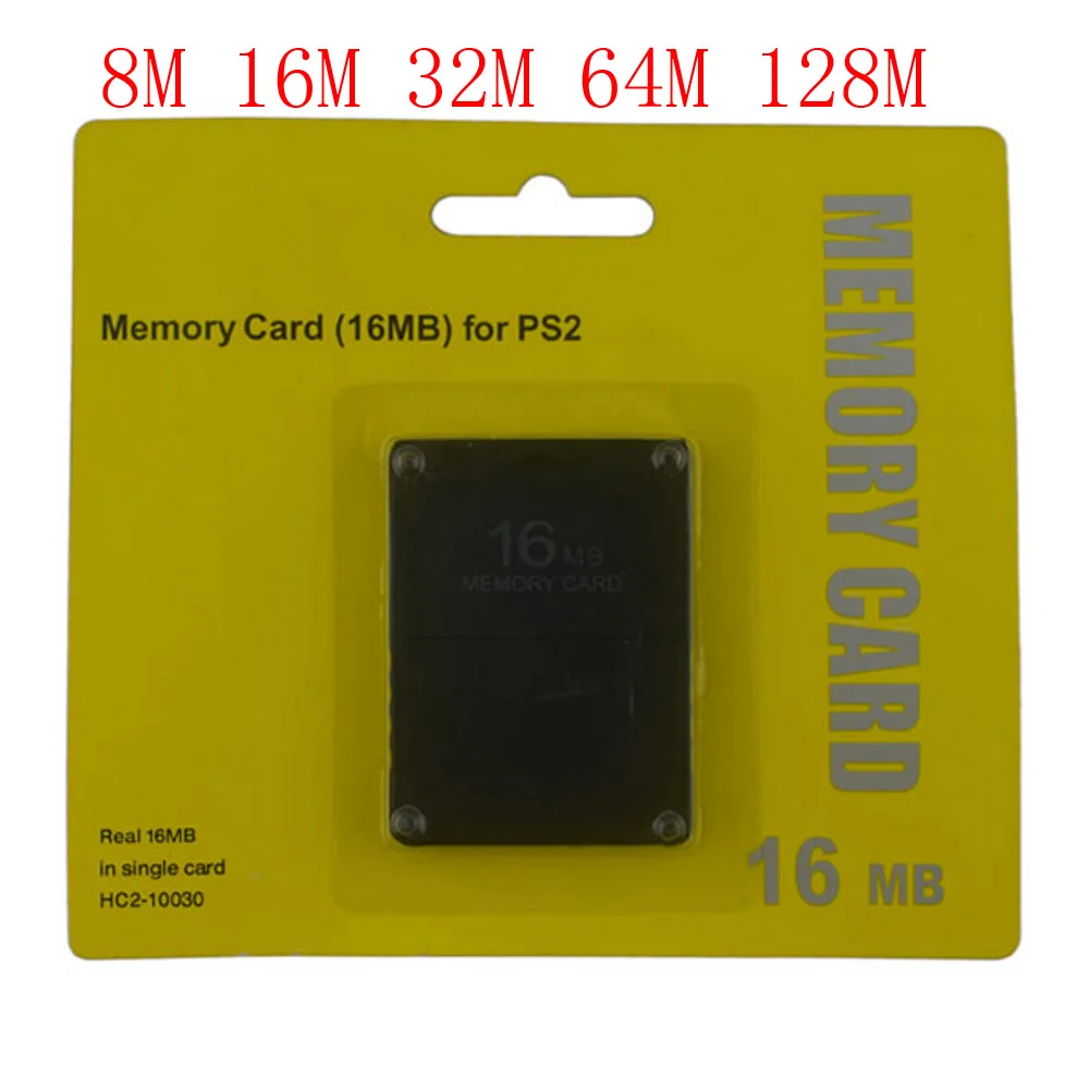8 16 32 64 128 Мб карта памяти для sony для PS2 с розничной коробкой