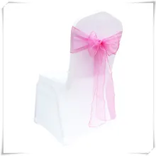 Необычные много цветов 100 шт накидка для стула из органзы пояса кристалл дешевая цена для продажи