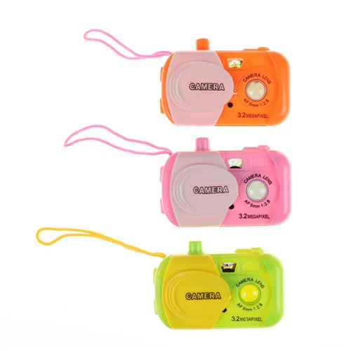 Обучающая мини-камера милые игрушки мультяшная камера игрушки милые Проекционные игрушки для новорожденных детей случайные цвета 8,5 см* 2,3 см* 4,5 см - Цвет: random colors