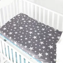 Простыня для детской кроватки хлопок Гладкий удобный детский матрас крышка простыня детского размера печати Простыня для детской кроватки по индивидуальному заказу постельные принадлежности