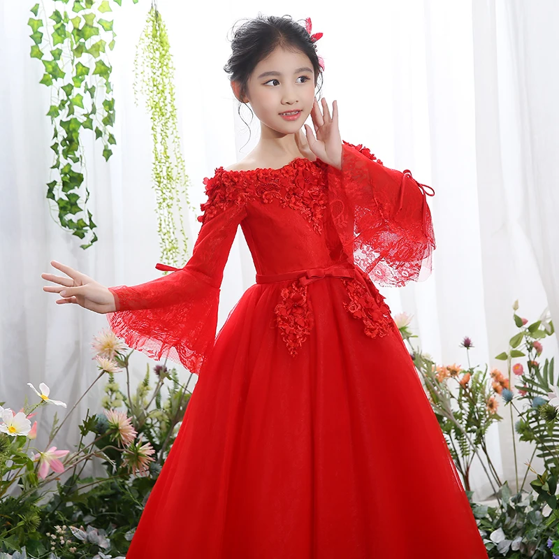 Лидер продаж, специальное предложение, детское милое кружевное платье розового цвета для девочек на день рождения, свадьбу детское Сетчатое платье-пачка для подростков