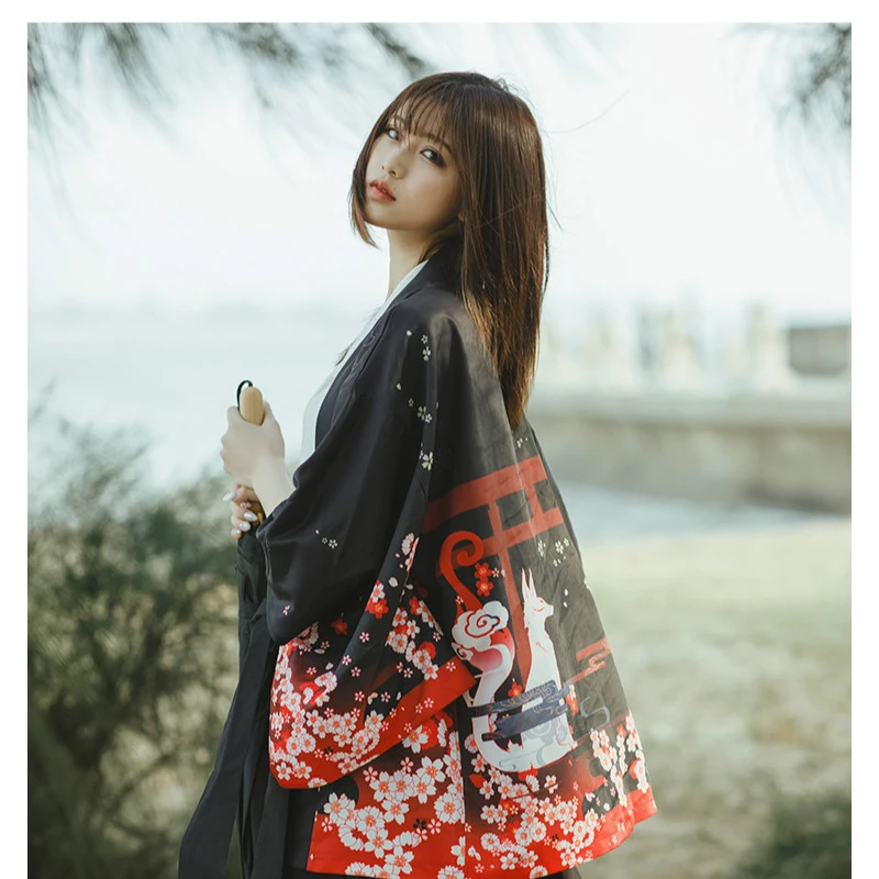 Blusas Mujer De Moda 2019 Shirt Kimono Boho Cardigan Harajuku Women Tops Blouse Women Shirts Cardigan Floral Printed Long Blouse