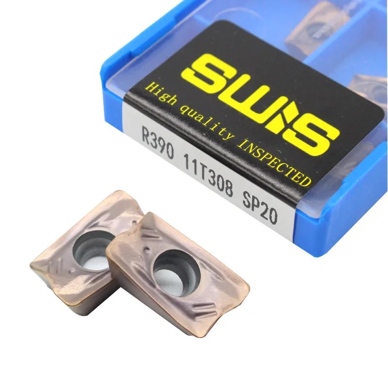 R390 11T308 10PCS SP20 Carbide insert Milling tools milling turning Lathe cutter Tool | Инструменты